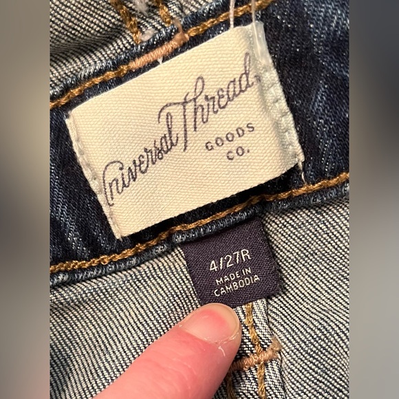 Universal Thread Blue Jean Overalls size 27 - Picture 9 of 9